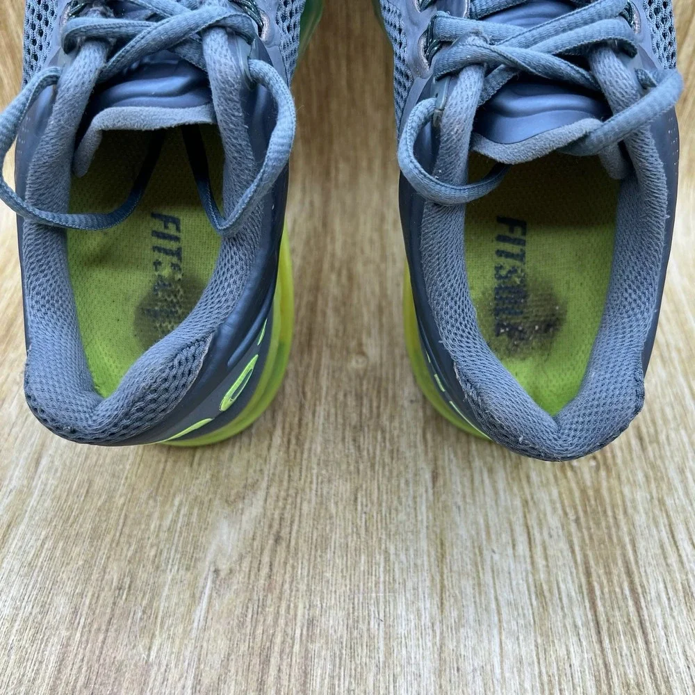 Nike Air Max 2013 Women's Size 8 Armory Slate Volt Running‎ Shoes 555363-437
